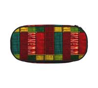 FFCVZAA African Style Patchwork 1 Print Fashionable Pencil Case Travel Makeup Bag School Student Essentials Toiletry Pouch