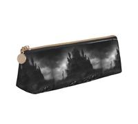 FFCVZAA Black and White Skulls 1 Print Convenience Pencil Case Pen Pouch School College Office Boys Girls Study Supplies