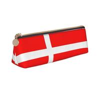 FFCVZAA Denmark Danish Flag Print Convenience Pencil Case Pen Pouch School College Office Boys Girls Study Supplies