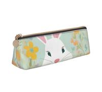 FFCVZAA Easter Bunny Floral Print Convenience Pencil Case Pen Pouch School College Office Boys Girls Study Supplies