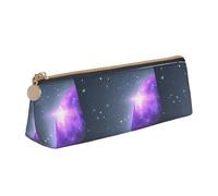 FFCVZAA Galaxy Starry Space Purple Starry Print Convenience Pencil Case Pen Pouch School College Office Boys Girls Study Supplies