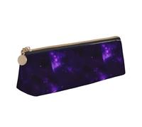 FFCVZAA Galaxy Starry Space Purple Starry Print Convenience Pencil Case Pen Pouch School College Office Boys Girls Study Supplies