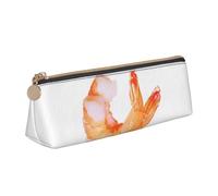 FFCVZAA Glutton Shrimps Print Convenience Pencil Case Pen Pouch School College Office Boys Girls Study Supplies