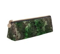 FFCVZAA Green Snake Print Convenience Pencil Case Pen Pouch School College Office Boys Girls Study Supplies