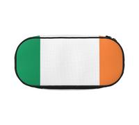 FFCVZAA Irish Flag Print Fashionable Pencil Case Travel Makeup Bag School Student Essentials Toiletry Pouch