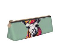 FFCVZAA Llama in A Scarf Print Convenience Pencil Case Pen Pouch School College Office Boys Girls Study Supplies