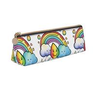 FFCVZAA Rainbow Clouds Raindrop 1 Print Convenience Pencil Case Pen Pouch School College Office Boys Girls Study Supplies