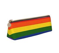 FFCVZAA Rainbow Flag Print Convenience Pencil Case Pen Pouch School College Office Boys Girls Study Supplies