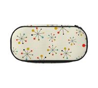 FFCVZAA Retro Modern Print Fashionable Pencil Case Travel Makeup Bag School Student Essentials Toiletry Pouch