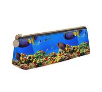 FFCVZAA Sea Fish Pattern Print Convenience Pencil Case Pen Pouch School College Office Boys Girls Study Supplies
