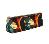 FFCVZAA Solar System Jupiter Saturn Print Convenience Pencil Case Pen Pouch School College Office Boys Girls Study Supplies