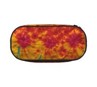 FFCVZAA Tie Dye Hippies Print Fashionable Pencil Case Travel Makeup Bag School Student Essentials Toiletry Pouch