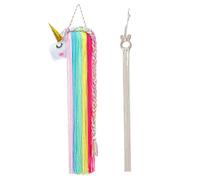 FFDHWU 1 Rainbow Horse Hair Accessories Hanger And 1 Rabbit Hanger, Hairpin Organizer, Creative Storage Rack, Home Decoration Hanging