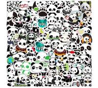 FFDHWU 150 Panda Doodle Stickers, Cute Stickers, Animal Stickers, Waterproof Stickers, Laptop Stickers