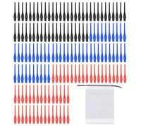 FFDHWU 150 Pcs Plastic Dart Tips And 1 Pc Storage Bag, Dart Accessories, Dart Tip Replacement, Dart Making