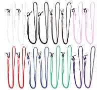 FFDHWU 16-Piece Colorful Glasses Cords, Anti-Slip, Anti-Falling, Portable, Modern Style, Multicolour