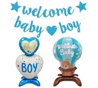 FFDHWU 2 Pieces Of Creative Balloons And 1 Set Of Banners, Party Scene Decoration, Interesting Photo Props, Baby Shower Decorations, Party Decorations