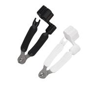 FFDHWU 2 Pieces Of Guitar String Cutter, Guitar String Winder, String Shaft Replacement Tool, Three-In-One Musical Instrument Accessories (Black, White).