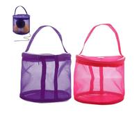 FFDHWU 2 Pieces Of Wool Yarn Storage Bags, Hollow Handbags, Simple Solid Color Storage Bags, Convenient Storage Knitting Bags, Yarn Storage Bags