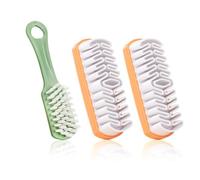 FFDHWU 2 Pieces Suede Brushes And 1 Piece Shoe Brush, Shoe Dusting Brush, Shoe Cleaning Tools, Soft Bristle Shoe Brush, Shoe Care Accessories