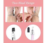 FFDHWU 3 Pieces of Bracelet Buckle Auxiliary Clip, Bracelet Making Materials, Creative Handmade Props, One-Handed Retainer, Portable Jewelry Repair.