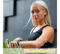 FFDHWU 6 Pieces Of Arm Rings, Wedding Celebration Accessories, Simple Bracelets, Adjustable Design, Gifts For Girlfriends And Friends.