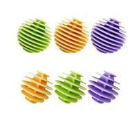 FFDHWU 6 Pieces Of Silicone Laundry Balls, Washing Machine Accessories, Washing Machine Drying Balls, Washing Care Balls, Household Gadgets