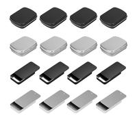 FFDHWU 8-Piece Candy Box, 8-Piece Push-Pull Box, Metal Can With Lid, Small Metal Box, Metal Storage Box, Mini Metal Storage Box, Small Item Storage Box