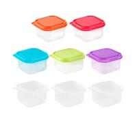FFDHWU 8-Piece Freezer Storage Airtight Box, Small Food Containers with Lids, Snack Jars with Lids, Mini Food Containers