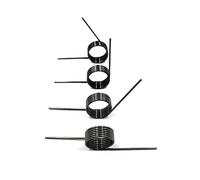 FFDSDUH Torsion Spring V-Shaped Helical torsional Spring Wire Diameter 0.4mm 65Mn Steel Angle 60 90 120 180 Degrees 2pcs(5.5mm,1.2mm (180 Degrees))