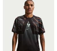 FFF 2026 Stadium Goalkeeper Men's Nike Dri-FIT Football Replica Short-Sleeve Shirt - Black - Polyester XS