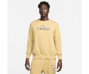 FFF Phoenix Fleece Women's Nike Football Oversized Crew-Neck Sweatshirt - Brown - Cotton/Polyester L (UK 16-18)