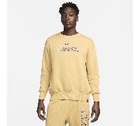 FFF Phoenix Fleece Women's Nike Football Oversized Crew-Neck Sweatshirt - Brown - Cotton/Polyester XS (UK 4-6)