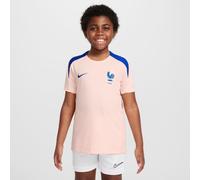 FFF Strike Older Kids' Nike Dri-FIT Football Short-Sleeve Top - Pink - Polyester XL