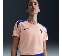 FFF Strike Women's Nike Dri-FIT Football Short-Sleeve Top - Pink - Polyester XS (UK 4-6)