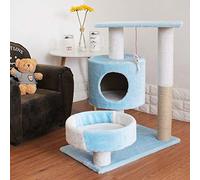 FFFPET Bed For Cat,Cat Cosy Houses Pets Sofas Plush Hideout Cave Cushion Cute Climbing Frame Multiple Colour Leopard Stripe,Color5