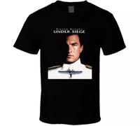 fffresttv Under Siege Steven Segal Retro Action Movie T Shirt Black 3XL