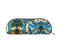 FFGhjk Cute Dinosaur Printed portable pencil case, easy to carry around, perfect for office use
