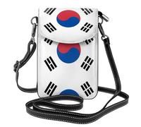 FFGhjk Flag of Republic of Korea Women's mobile phone crossbody bag, lightweight wallet and waist bag, perfect for everyday travel.