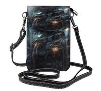 FFGhjk Future Robot Women's mobile phone crossbody bag, lightweight wallet and waist bag, perfect for everyday travel.