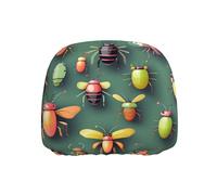 FFGhjk Insect Atlas Printed Car Headrest Covers Single Pack - Anti-Stain and Dust Cover for Car/Truck/Vancouver Interiors