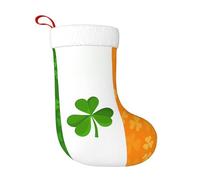 FFGhjk Irish Flag Printed Christmas Stockings - Christmas Tree Ornaments/Fireplace Decorations/Holiday Decorations