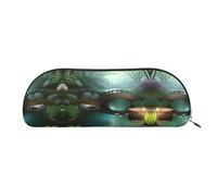 FFGhjk Little Bridge in the East Printed portable pencil case, easy to carry around, perfect for office use