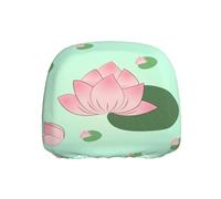 FFGhjk Lotus Flowers Waiting to Bloom Printed Car Headrest Covers Single Pack - Anti-Stain and Dust Cover for Car/Truck/Vancouver Interiors