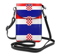FFGhjk Republic of Croatia flag Women's mobile phone crossbody bag, lightweight wallet and waist bag, perfect for everyday travel.