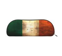 FFGhjk Retro Irish flag Printed portable pencil case, easy to carry around, perfect for office use