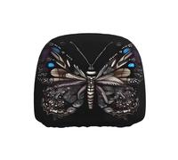 FFGhjk Science Butterfly Printed Car Headrest Covers Single Pack - Anti-Stain and Dust Cover for Car/Truck/Vancouver Interiors