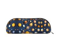 FFGhjk Solar System Planets Printed portable pencil case, easy to carry around, perfect for office use