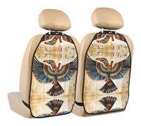 FFGhjk Strange pattern Printed Car Seat Kick Protector, Child Kick Protection Mat, Car Interior Storage Mat