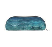 FFGhjk The Deep Ocean Printed portable pencil case, easy to carry around, perfect for office use